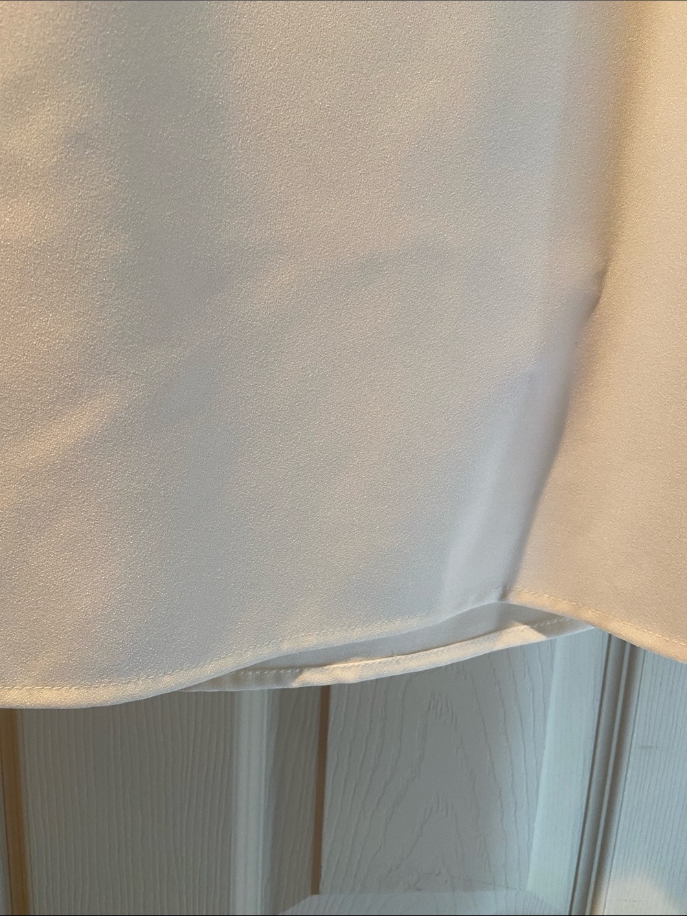 White Ruffle Sleeve Blouse - Picture 4 of 8